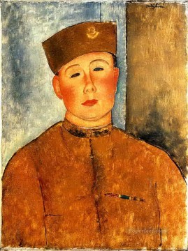  1918 Works - the zouave 1918 Amedeo Modigliani
